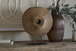 Cala Reclaimed Wood Objet on Stand - Natural