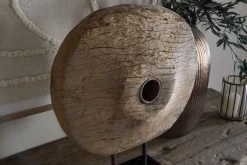 Cala Reclaimed Wood Objet on Stand - Natural