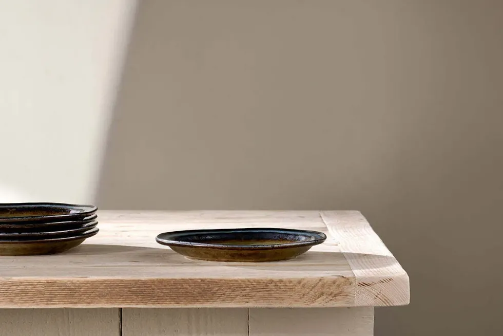 Cali Side Plate - Earth Blue