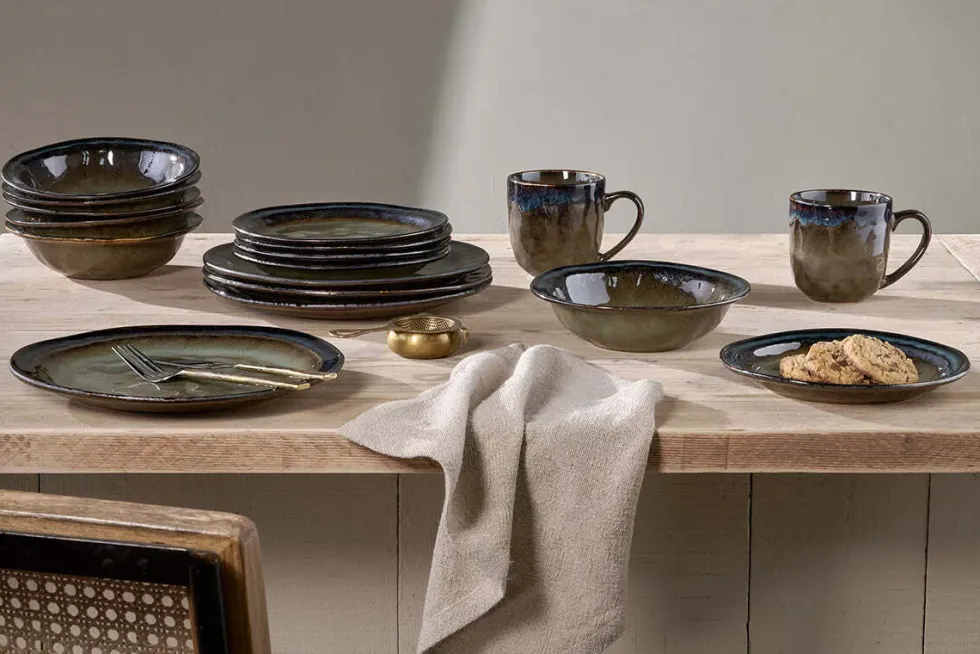 Cali Side Plate - Earth Blue