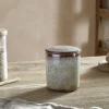 Cam Lidded Storage Jar - Mocha