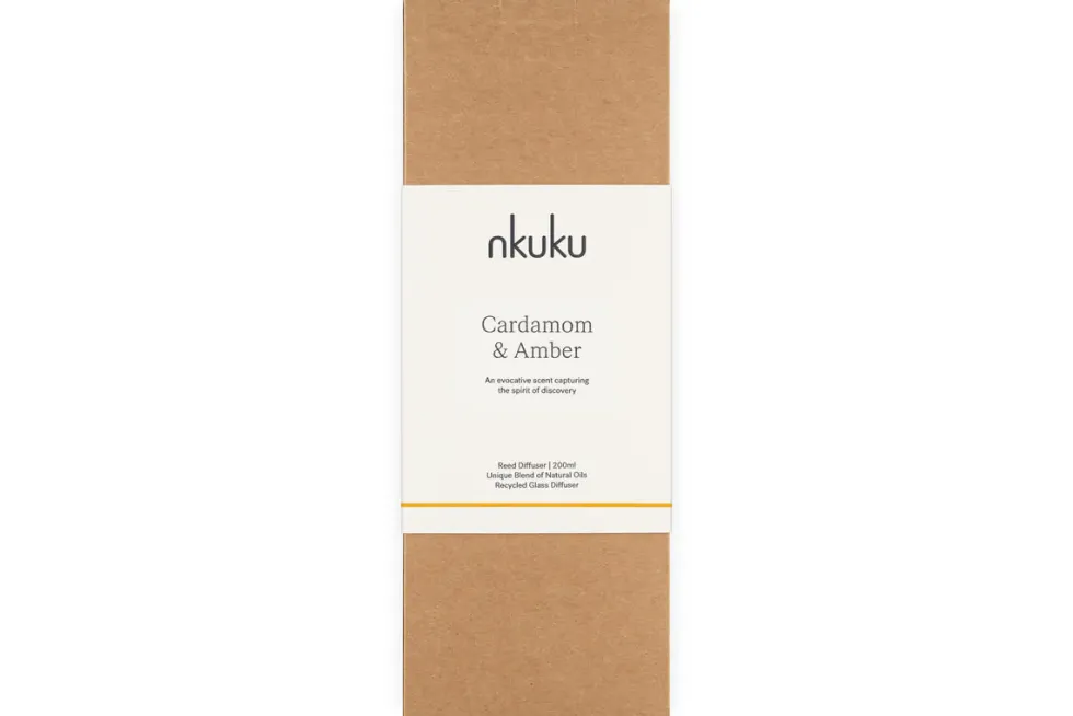 Cardamom & Amber Reed Diffuser - Aged Smoke