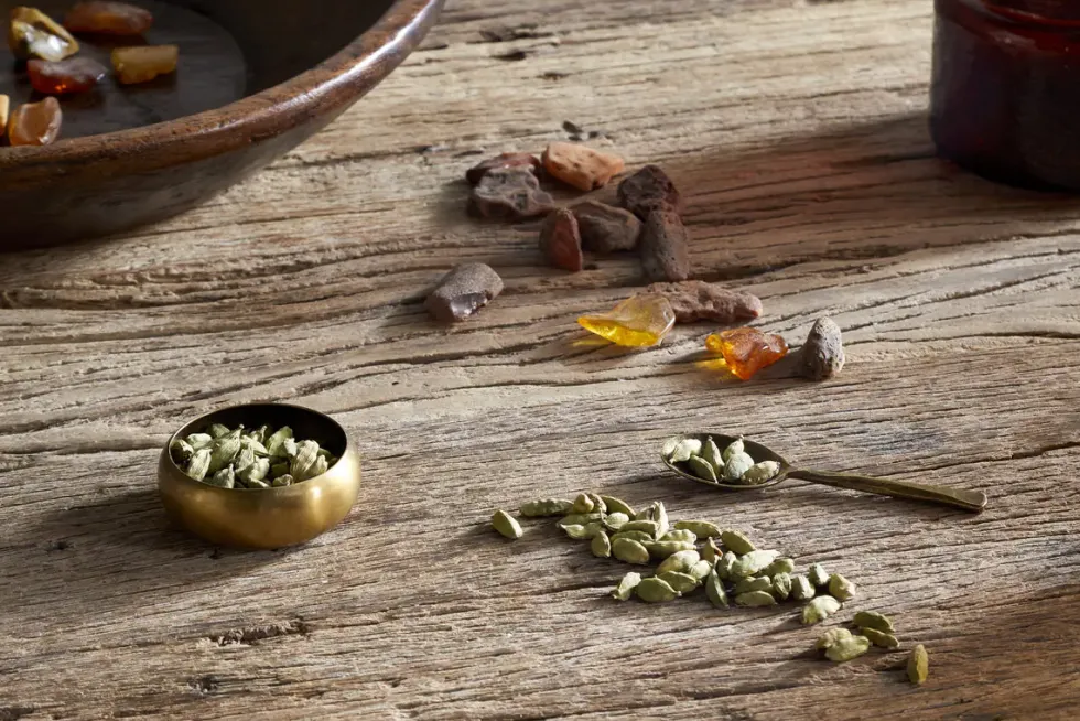Cardamom & Amber 1 Wick Scented Candle - Aged Smoke - 1 Wick