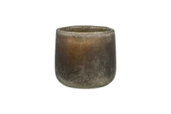 Cedarwood & Fig 1 Wick Scented Candle - Frosted Black - 1 Wick