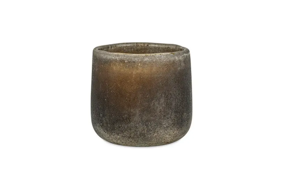 Cedarwood & Fig 1 Wick Scented Candle - Frosted Black - 1 Wick