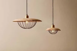 Chakai Wood & Metal Pendant - Large