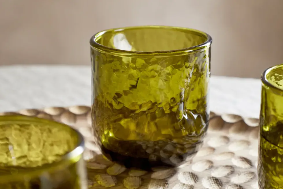 Chandani Tumbler - Green - Short (Set of 4)