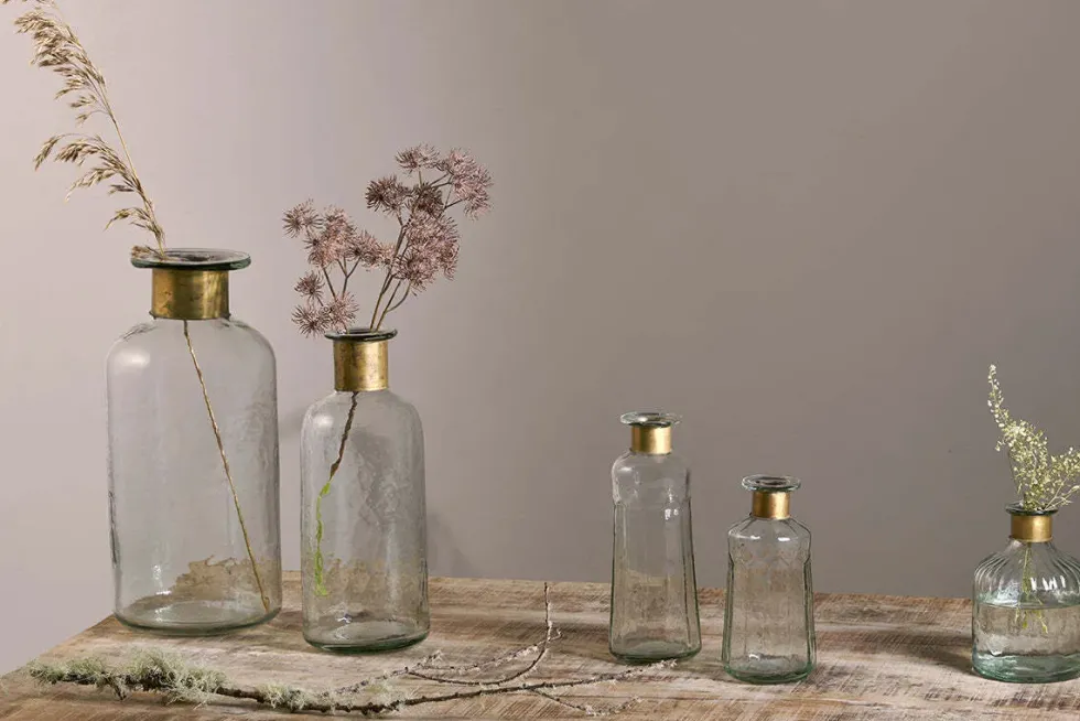 Chara Hammered Bottle - Decorative