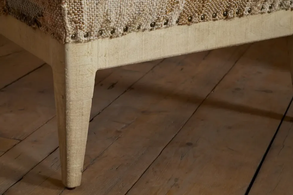 Chhavi Kilim Upholstered Armchair - Multi