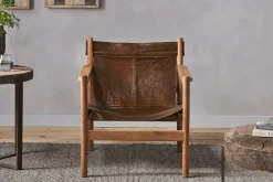 Dalibar Leather Lounger - Tan