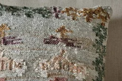 Dantri Jute & Cotton Cushion Cover - Soft Grey