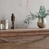 Danvi Glass Drop Garland - Brass & Clear
