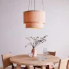 Darat Mango Wood & Jute Pendant - Natural