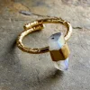 Darti Labradorite Ring - Gold