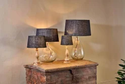 Dia Jute Lampshade - Ink