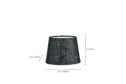 Dia Jute Lampshade - Ink