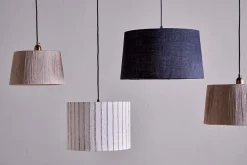 Dia Jute Lampshade - Ink