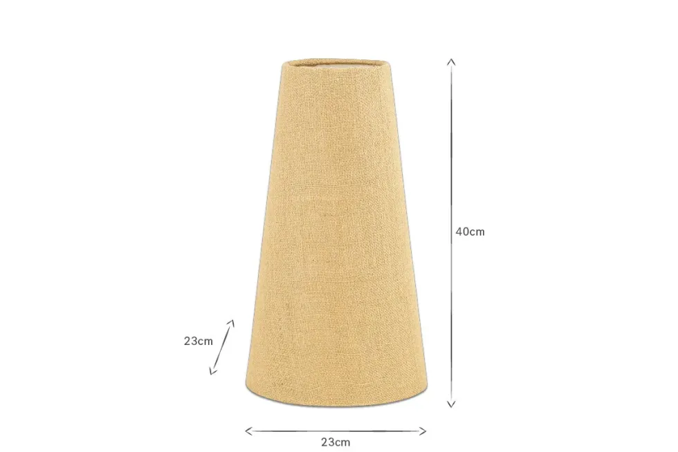 Dia Jute Tall Lampshade - Natural