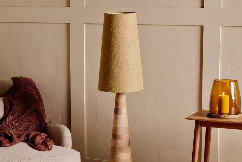 Dia Jute Tall Lampshade - Natural