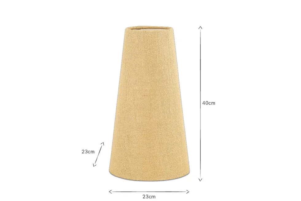 Dia Jute Tall Lampshade - Natural