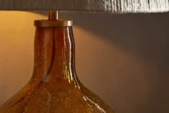 Didan Recycled Glass Lamp Base - Honey