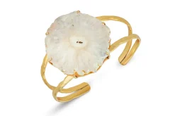 Dveep Solar Quartz Bracelet - Gold