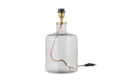 Edina Recycled Glass Table Lamp - Clear - Small