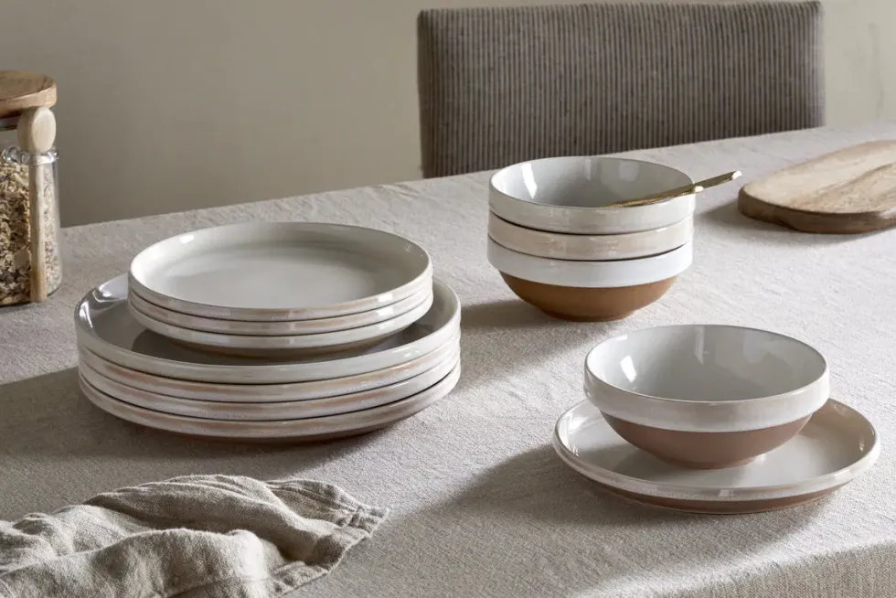 Edo Dinnerware Set - Terracotta - (Set of 12)