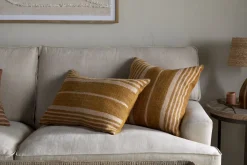 Eesha Jute Cushion Cover - Ochre
