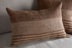 Eesha Jute Cushion Cover - Rust