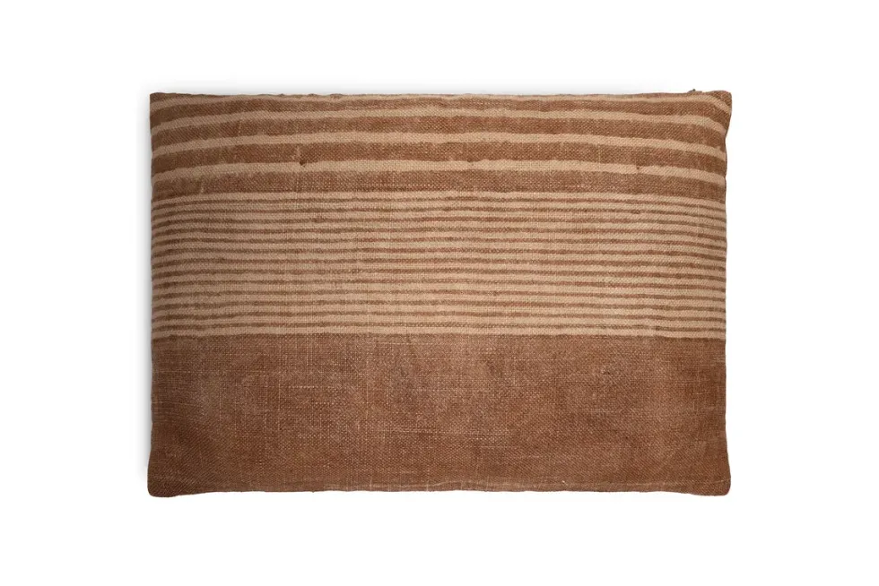 Eesha Jute Cushion Cover - Rust