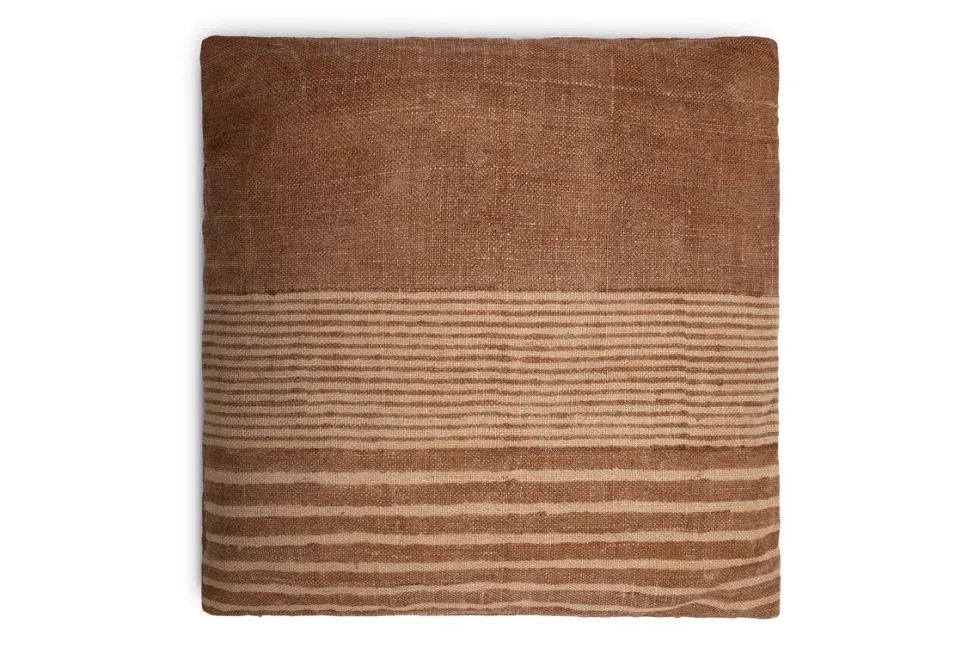Eesha Jute Cushion Cover - Rust