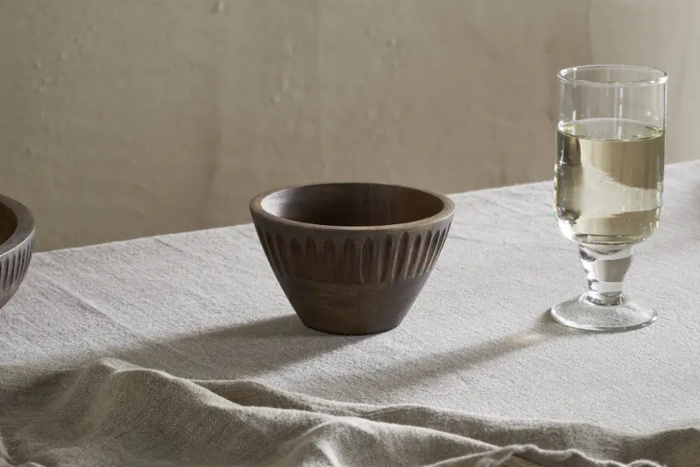 Eisha Serving Bowl - Brown