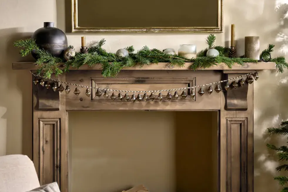 Ekiti Bauble Garland - Antique Gold