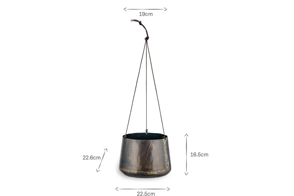 Endo Reclaimed Iron Hanging Planter