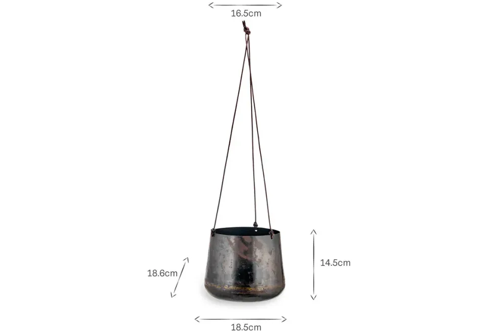 Endo Reclaimed Iron Hanging Planter
