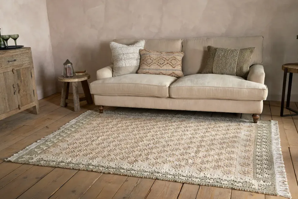 Erin Wool & Jute Rug - Natural & Grey