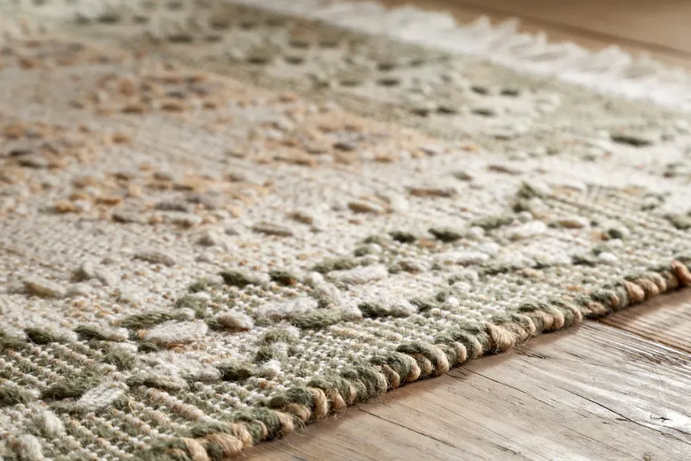 Erin Wool & Jute Rug - Natural & Grey