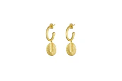 Esta Hoop Earrings - Gold - One Size