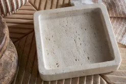 Ganda Travertine Vanity Tray - Cream