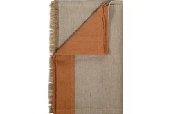 Geet Table Runner - Natural & Rust