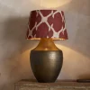 Haadu Jute Kilim Lampshade - Rust & Natural - Large