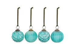 Hara Baubles - Antique Teal - (Set of 4)