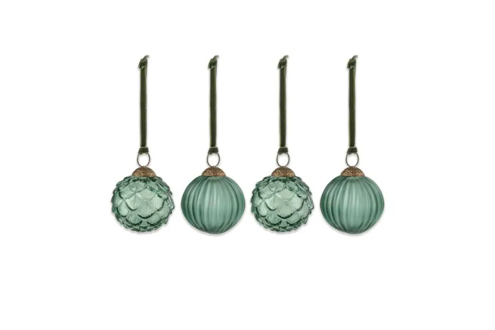 Hara Baubles - Green (Set of 4)