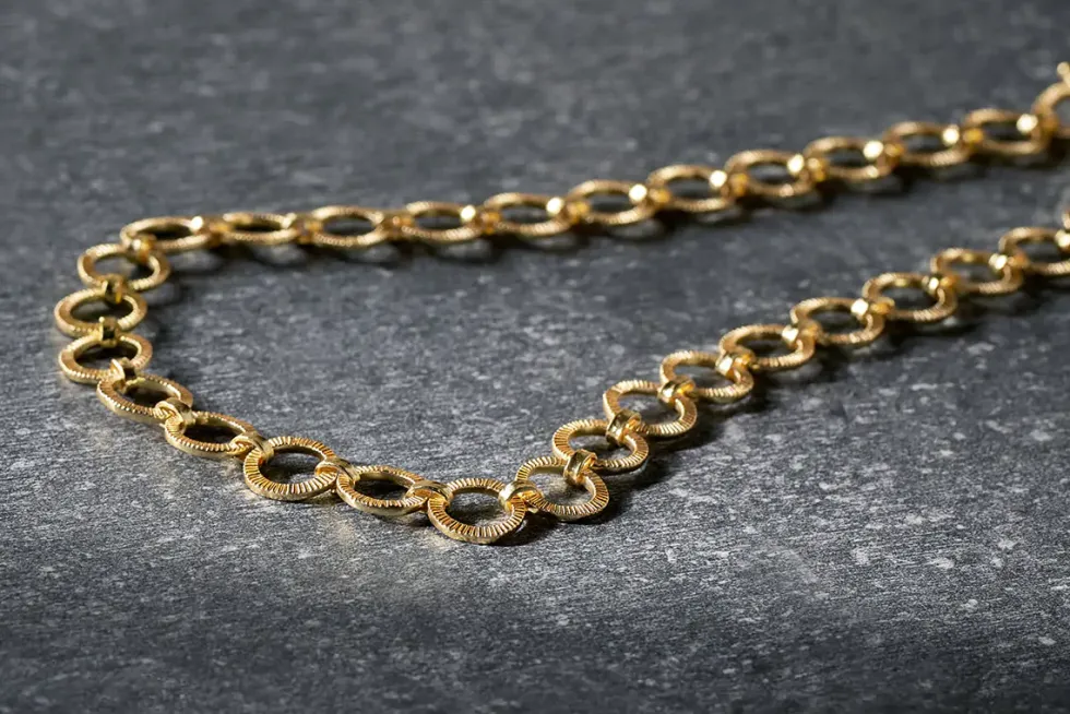 Hara Onyx Necklace - Gold