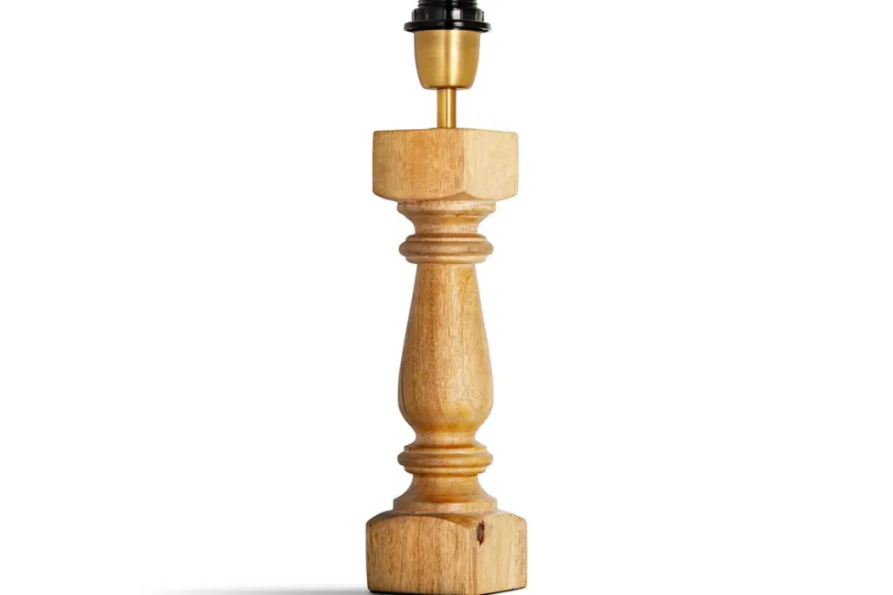 Hega Mango Wood Lamp - Natural