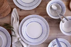Iba Dinnerware Set - Indigo - (Set of 12)