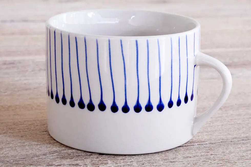 Iba Mug - Indigo - Large (Set of 2)