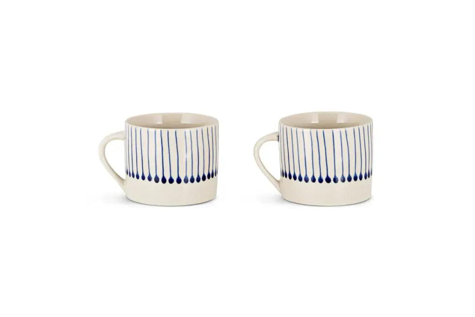 Iba Mug - Indigo - Small (Set of 2)