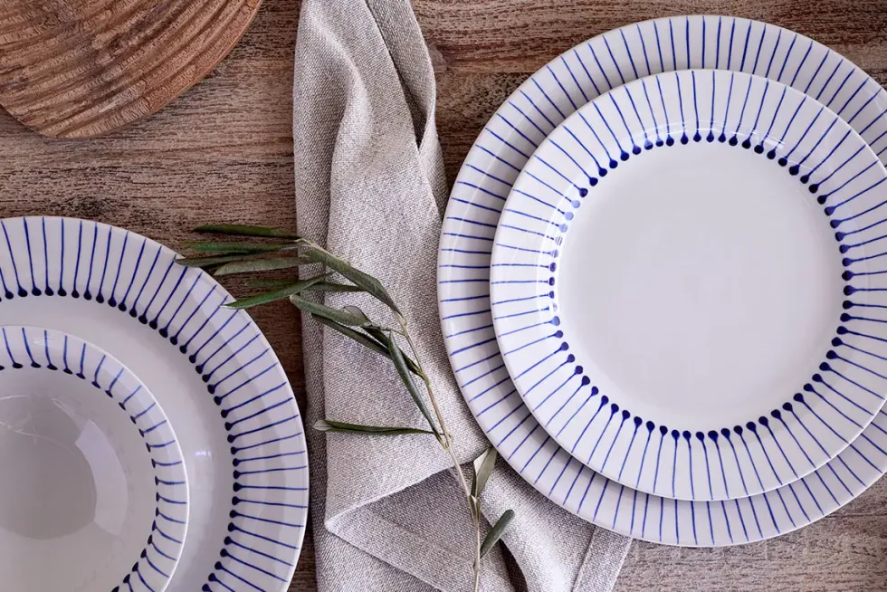 Iba Side Plate - Indigo